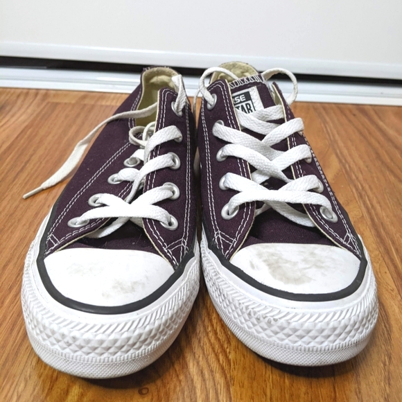 2/$35 Unisex Purple Retro Converse sneakers - Picture 4 of 8